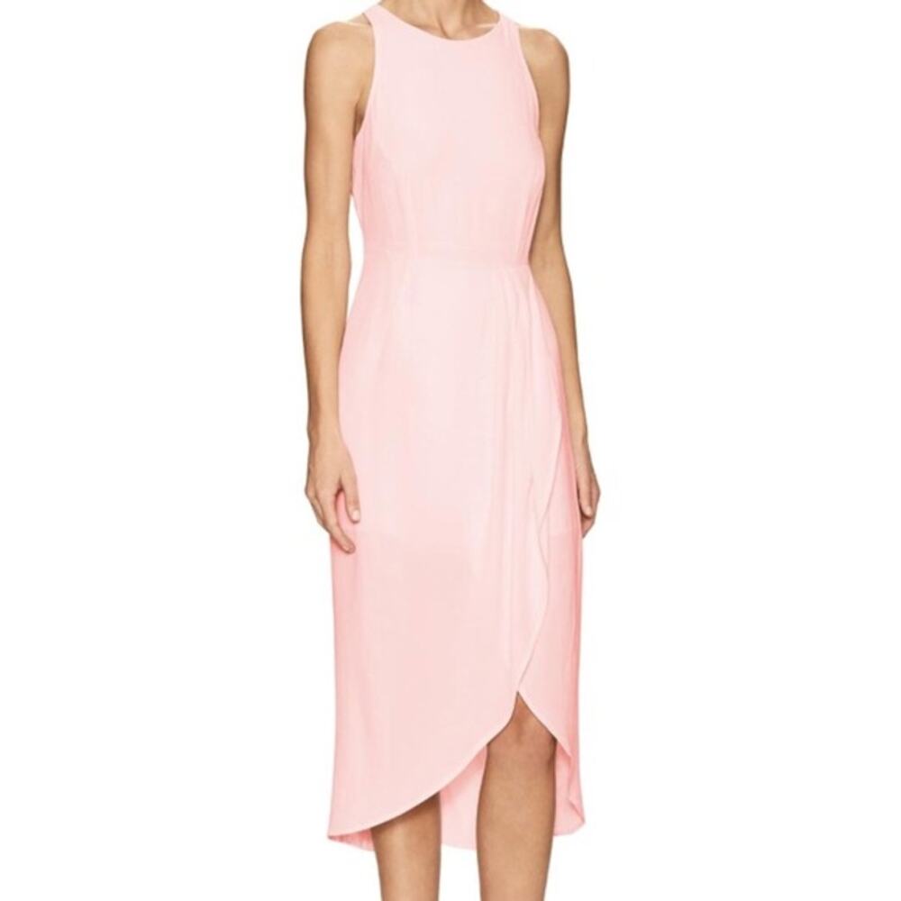 Yumi Kim Astoria Tulip Hem Midi Dress Racerback Sleeveless Party Formal XS